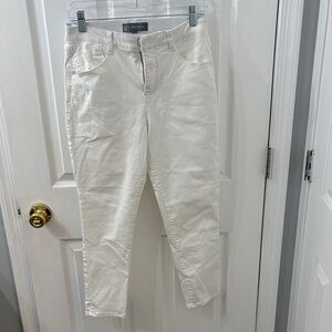 Wit & Wisdom Off-White Ankle Jeans